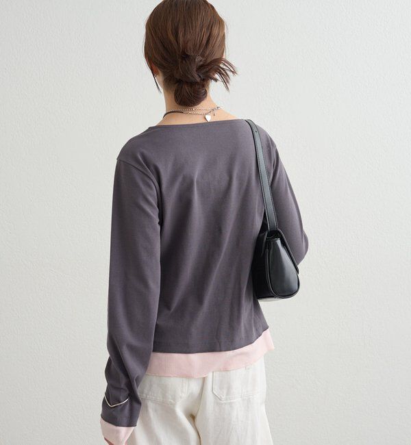  「配色カットソー」|Tシャツ・カットソー|