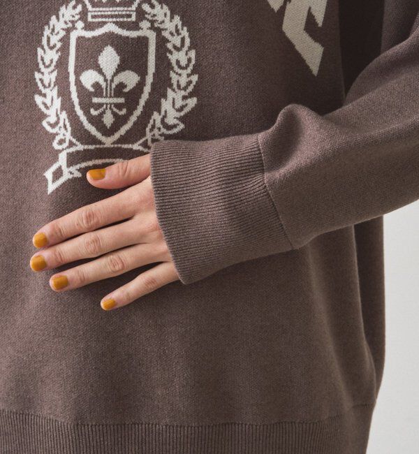  「ジャガードロゴニット」|ニット・セーター|