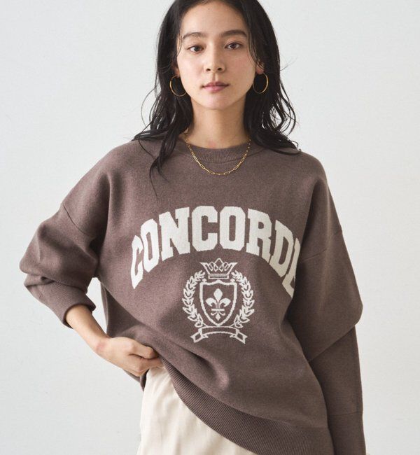  「ジャガードロゴニット」|ニット・セーター|