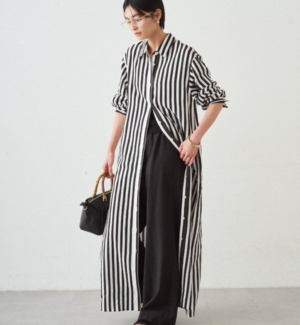  「イージーフレアパンツ」|チノ|ブラック