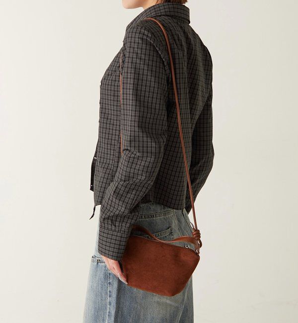  「【WEB限定】２WAYスウェードバッグ」|ショルダー・メッセンジャー|