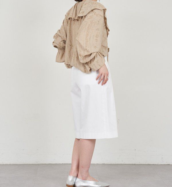  「ニュアンスフリルカラーブラウス」|シャツ・ブラウス|