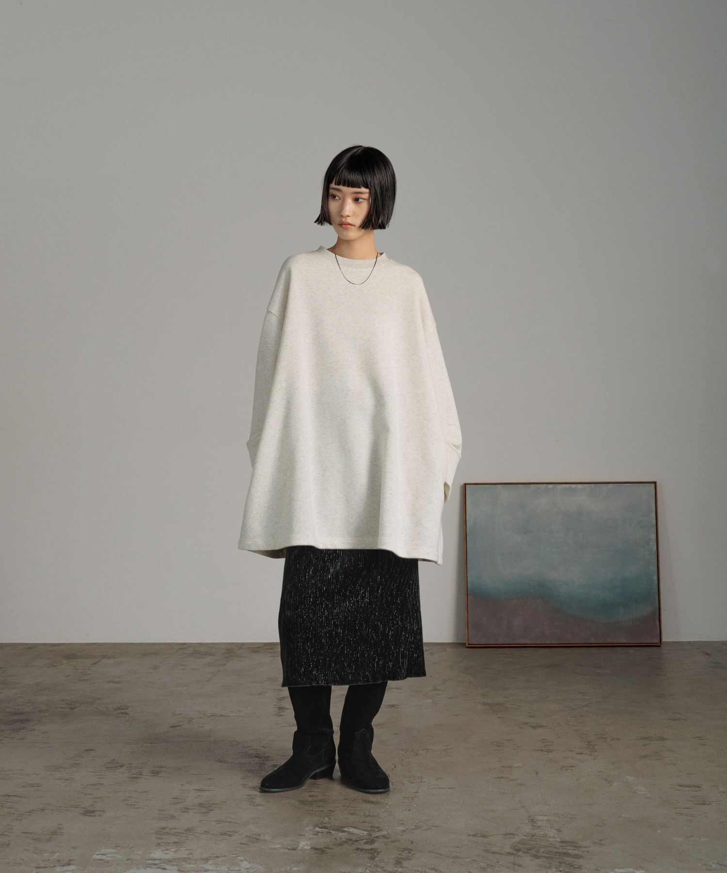 LOWRYS FARM「シャイニーベロアタイトスカート」|スカート|