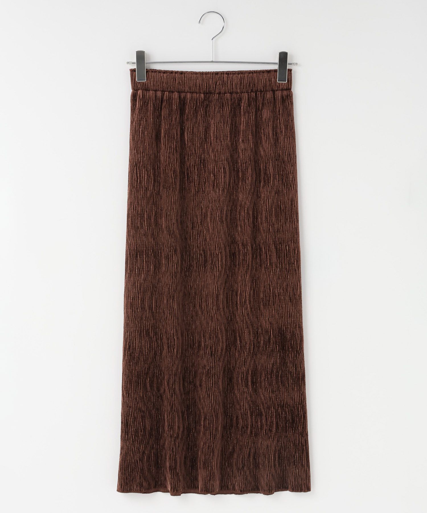 LOWRYS FARM「シャイニーベロアタイトスカート」|スカート|