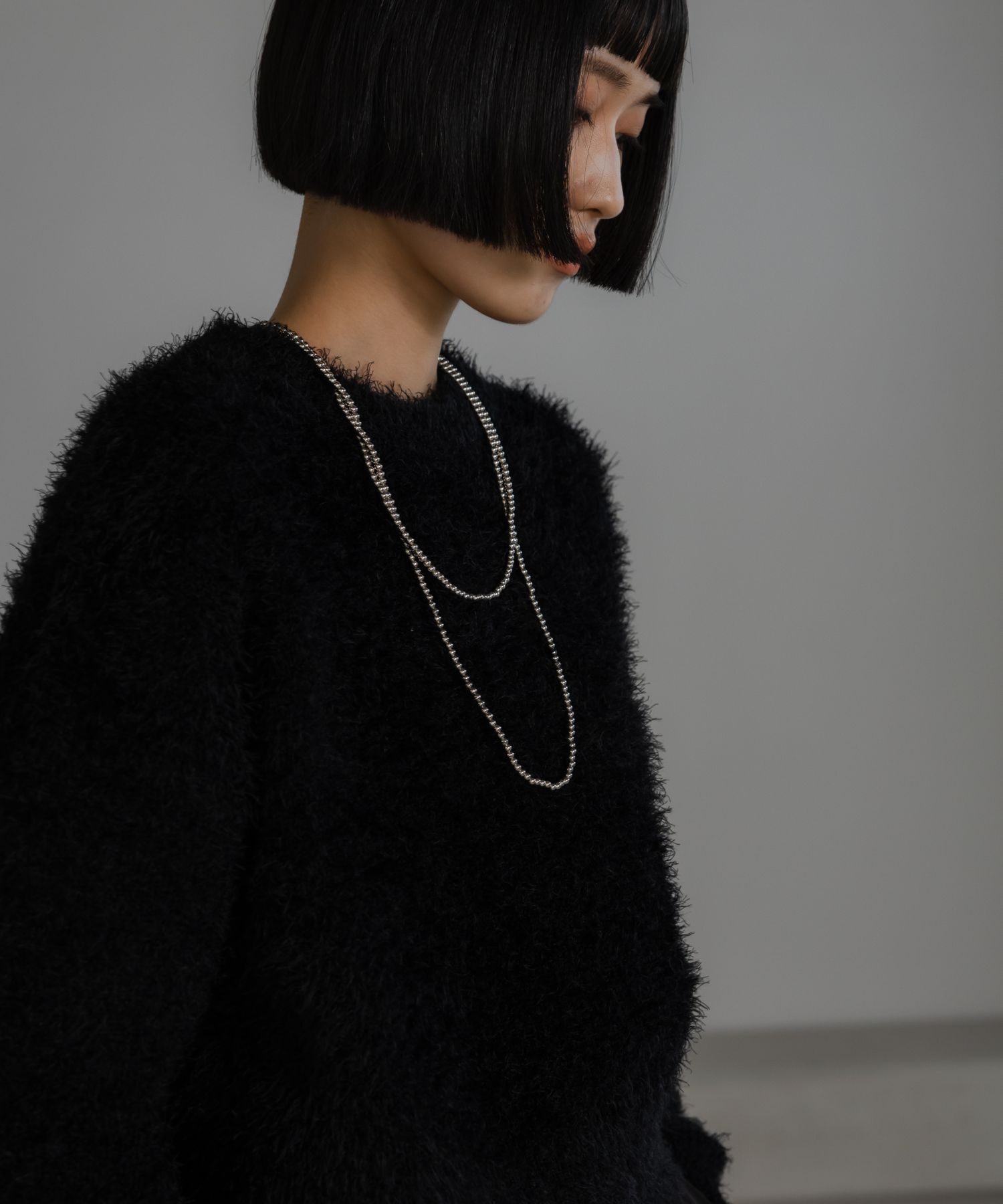 LOWRYS FARM「シャギープルオーバーＬＳ」|ニット・セーター|