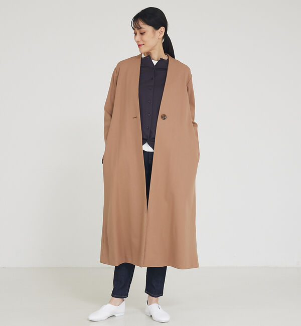 collex「【セットアップ対応】ノーカラーコート」|ノーカラーコート|