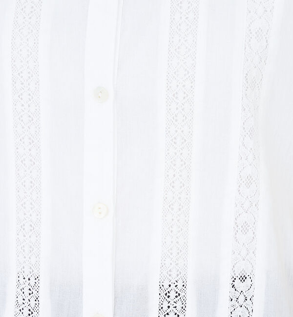 collex「コットンボイルレースブラウス」|シャツ・ブラウス|