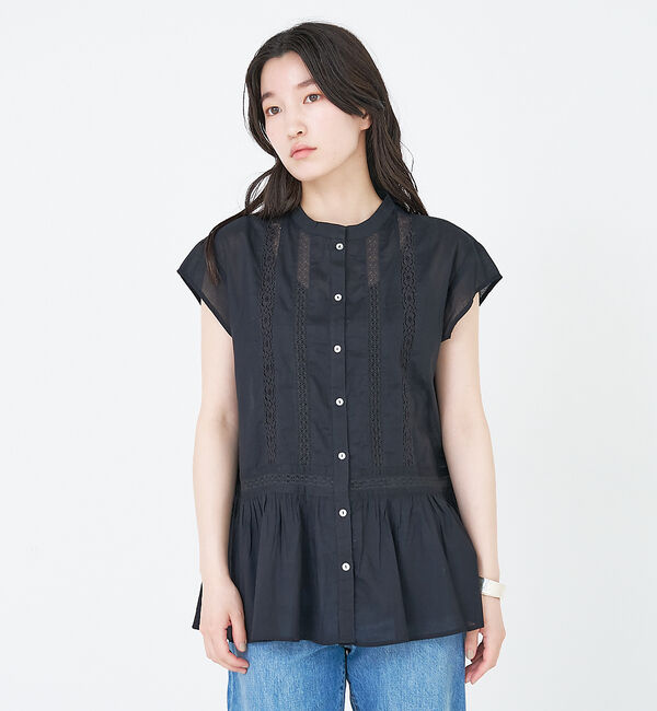 collex「コットンボイルレースブラウス」|シャツ・ブラウス|