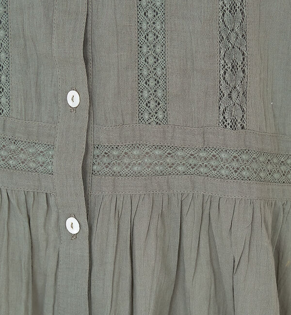 collex「コットンボイルレースブラウス」|シャツ・ブラウス|