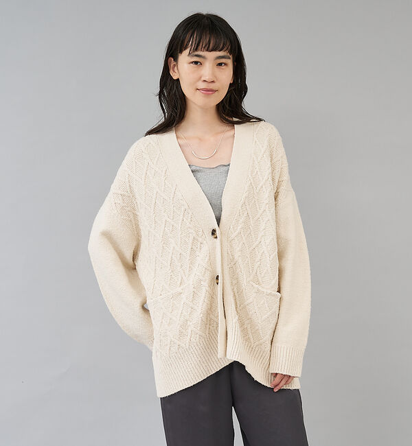 collex「【セットアップ対応】オーガニックコットンカーディガン」|カーディガン|