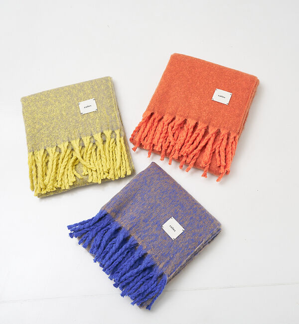 collex「メランジフリンジブランケット 60&times;180cm」|ブランケット|