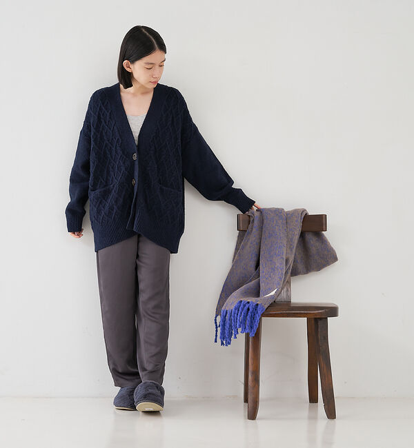 collex「メランジフリンジブランケット 60&times;180cm」|ブランケット|