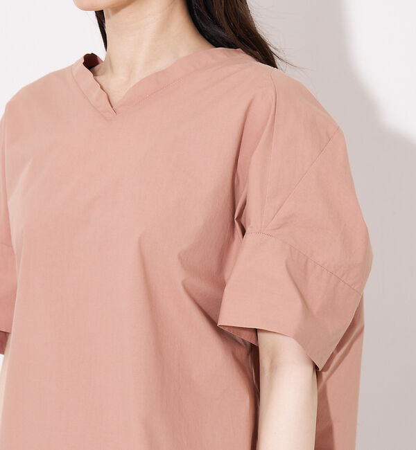 collex「オフスタンドカラーコットンブラウス」|シャツ・ブラウス|