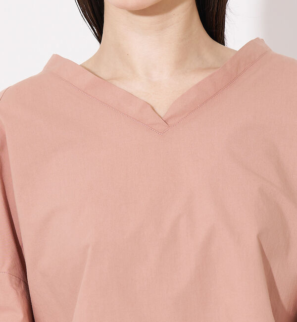 collex「オフスタンドカラーコットンブラウス」|シャツ・ブラウス|