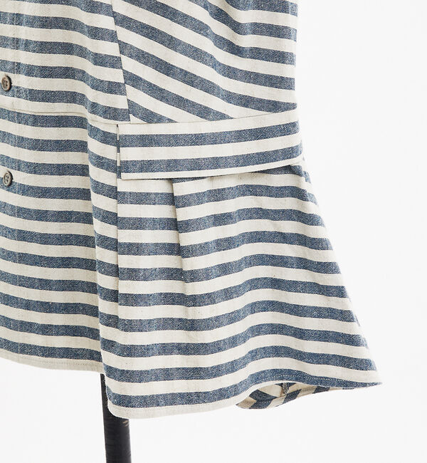 collex「ボーダーノースリーブブラウス」|シャツ・ブラウス|