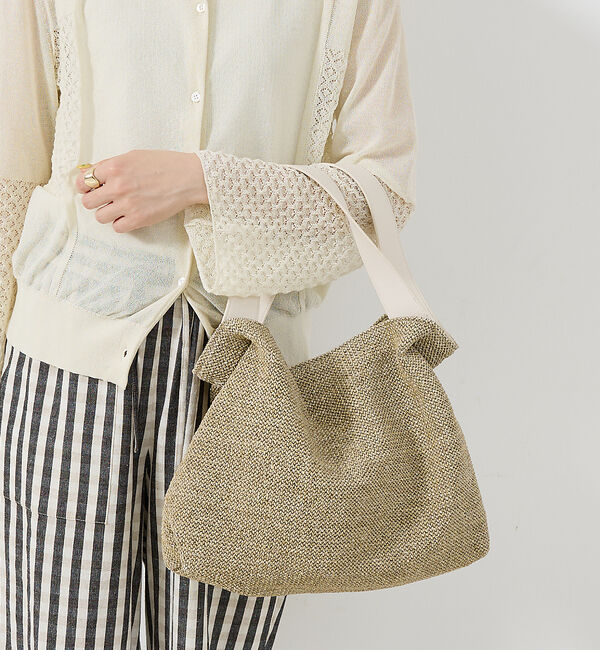 collex「2WAYペーパーライクバッグ」|トートバッグ|ベージュ