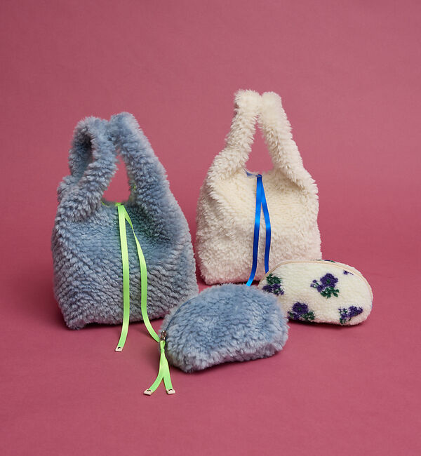 collex「【WEB限定】【EARTH MADE】ボア テープ ポーチ」|ポーチ|