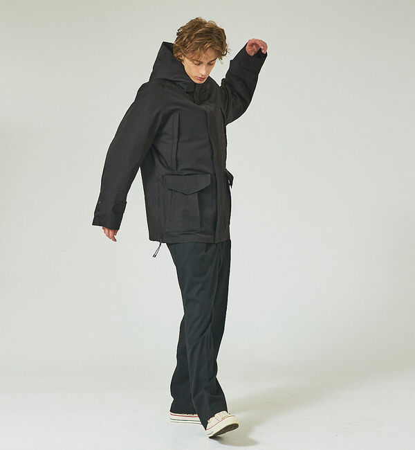 ABAHOUSE「【TAION / タイオン】コラボレーション 3WAY フーデットブルゾン /」|ブルゾン・スタジャン|