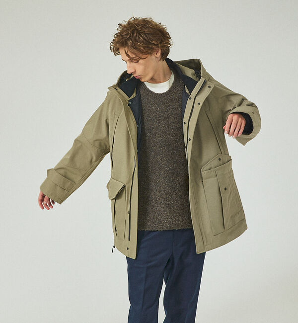 ABAHOUSE「【TAION / タイオン】コラボレーション 3WAY フーデットブルゾン /」|ブルゾン・スタジャン|