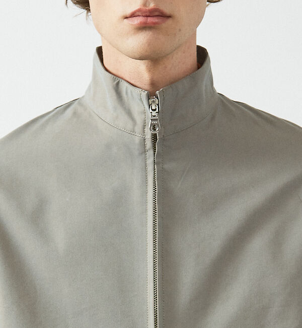 ABAHOUSE「シャンブレーツイル　スタンドカラーブルゾン / ショートブルゾン」|ブルゾン・スタジャン|