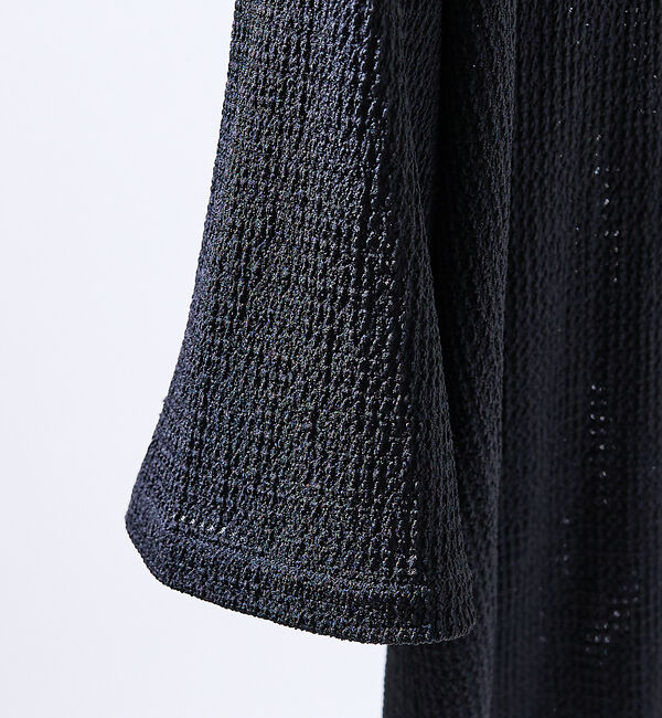 ABAHOUSE「メッシュジャガード　シアーシャツ / オーバーサイズ」|シャツ・ブラウス|