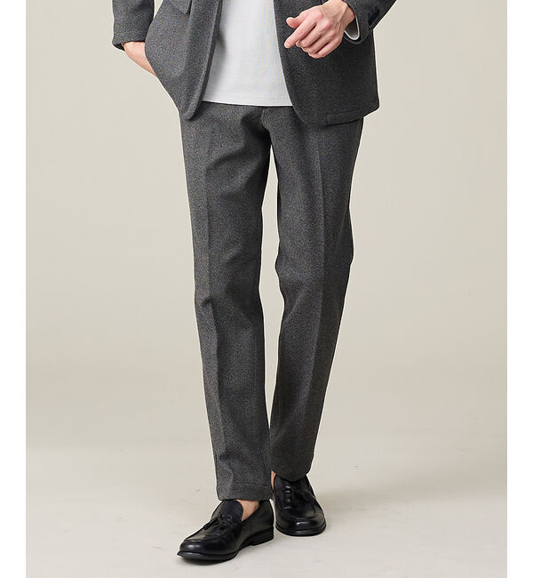 ABAHOUSE「【上下2点SET/WEB限定】ヘリンボーン ジャガード ニットセットアップ /」|スーツ|