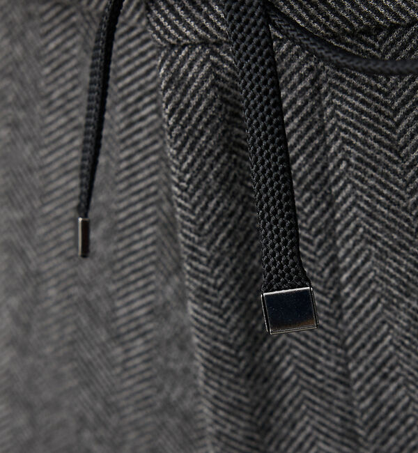 ABAHOUSE「【上下2点SET/WEB限定】ヘリンボーン ジャガード ニットセットアップ /」|スーツ|