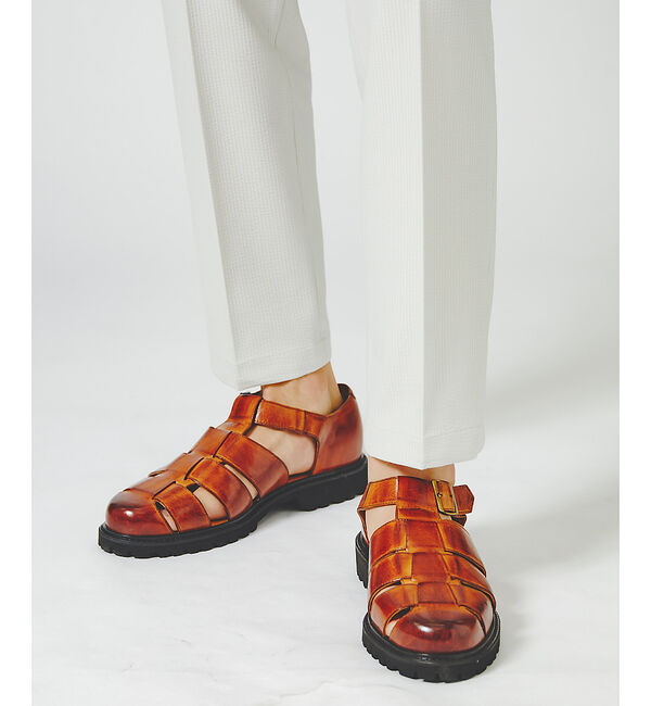 alfredoBANNISTER「ボリュームソール グルカサンダル / グルカシューズ」|サンダル|キャメル