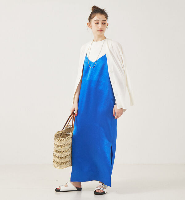 Rouge vif「【KECH Les ESSENTIELS/ケッシュ ル エッセンシャル】レザーハ」|かごバッグ|