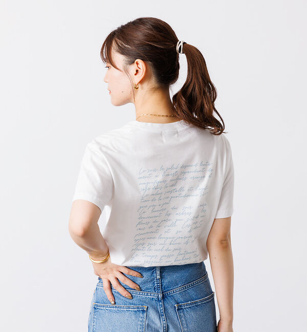 Rouge vif「フロントバックロゴ半袖Tシャツ」|Tシャツ・カットソー|