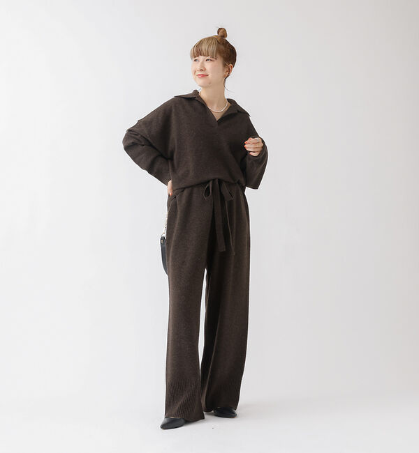 Rouge vif「【セットアップ対応】ゆるニットパンツ」|その他|