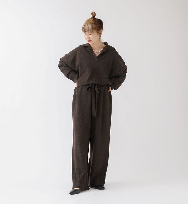 Rouge vif「【セットアップ対応】ゆるニットパンツ」|その他|