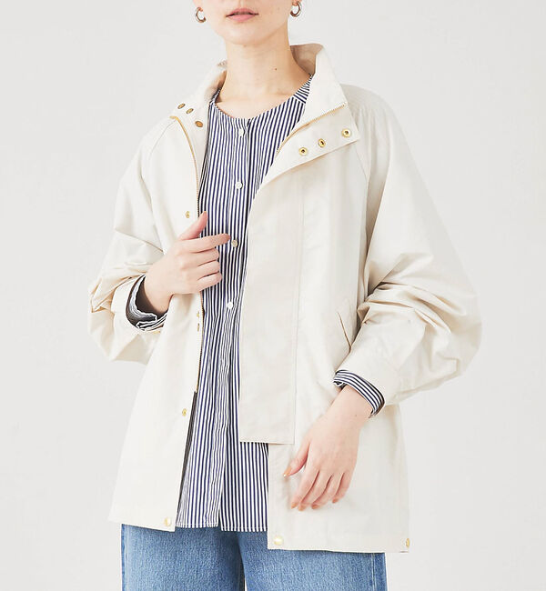 qualite「【TWW】NEW　ELGIN　コート」|トレンチコート|オフホワイト