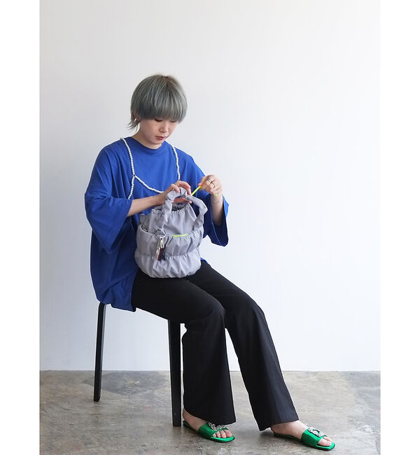 NOMINE「【cheek】pokkori kincyaku2way 2WAY 巾着 ミニトー」|トートバッグ|