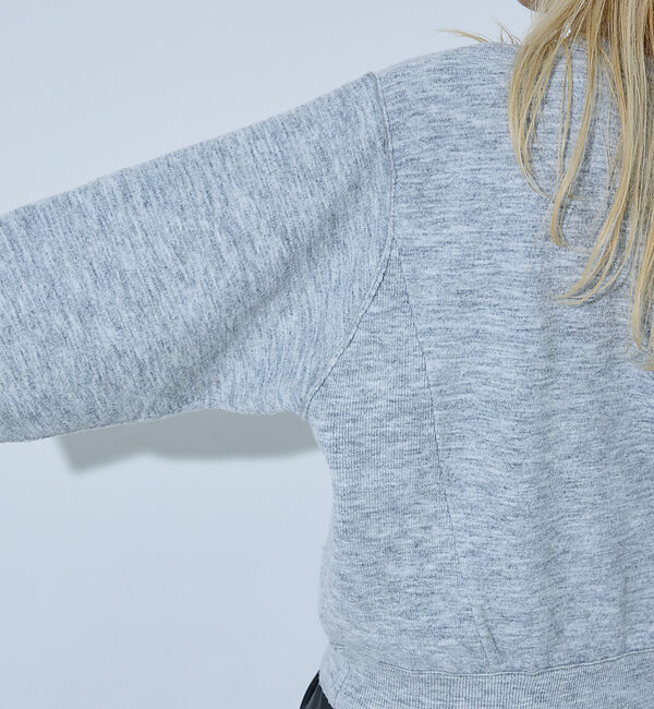 NOMINE「【セットアップ/ユニセックス】スウェットライク ニット プルオーバー」|ニット・セーター|