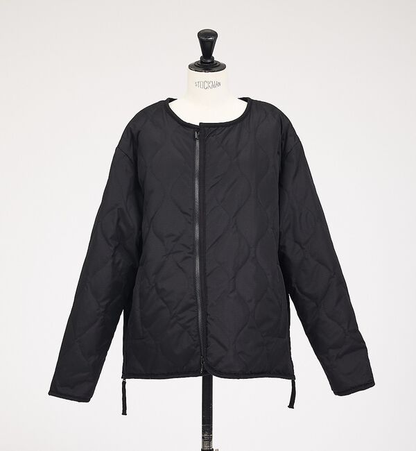 NOMINE「【TAION】ミリタリー リバーシブル クルーネック ダウンジャケット / ブル」|ダウン|