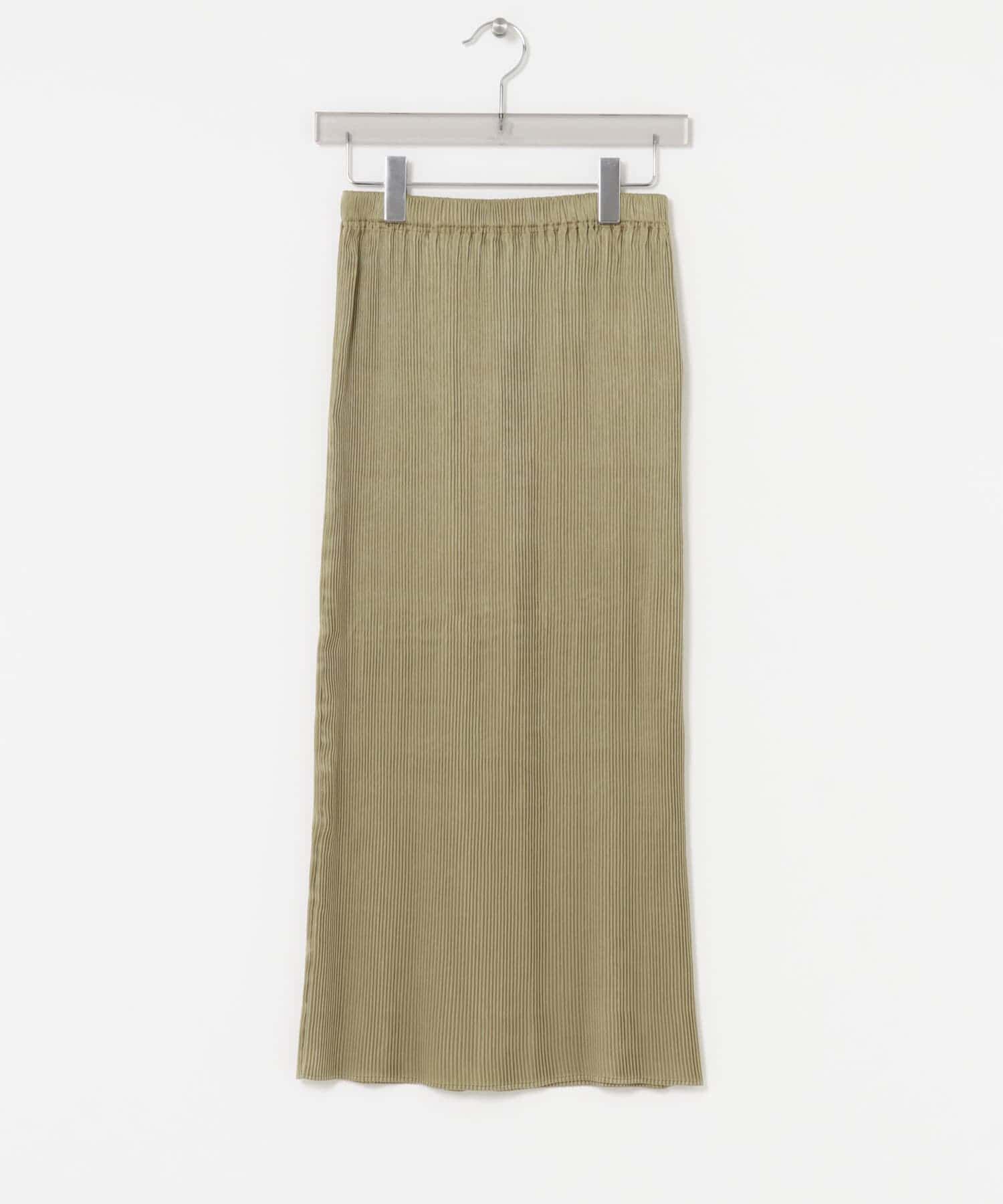 URBAN RESEARCH「サテンプリーツストレートラインスカート」|スカート|