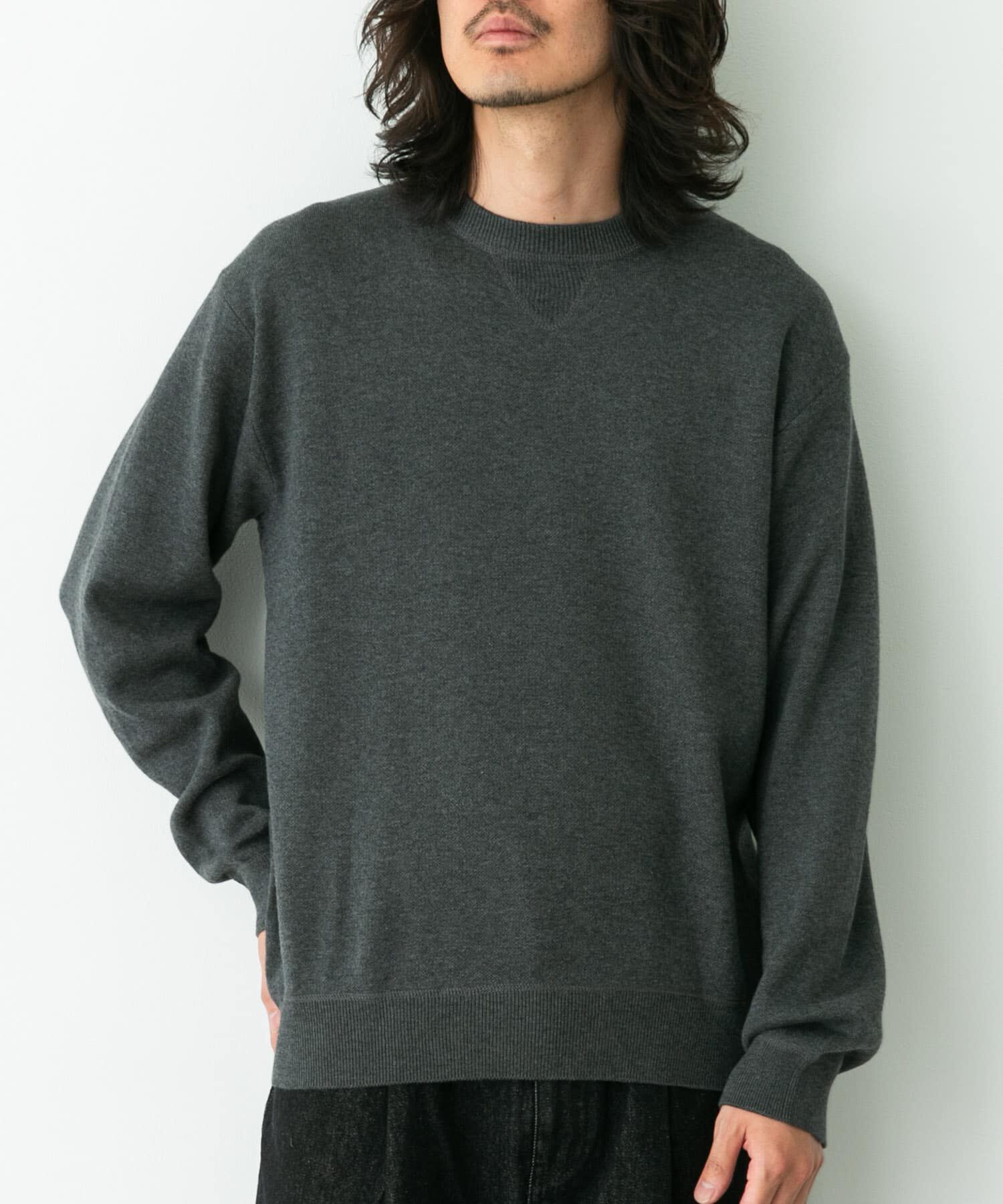 Sonny Label 「スウェットライクニットプルオーバー」|ニット・セーター|