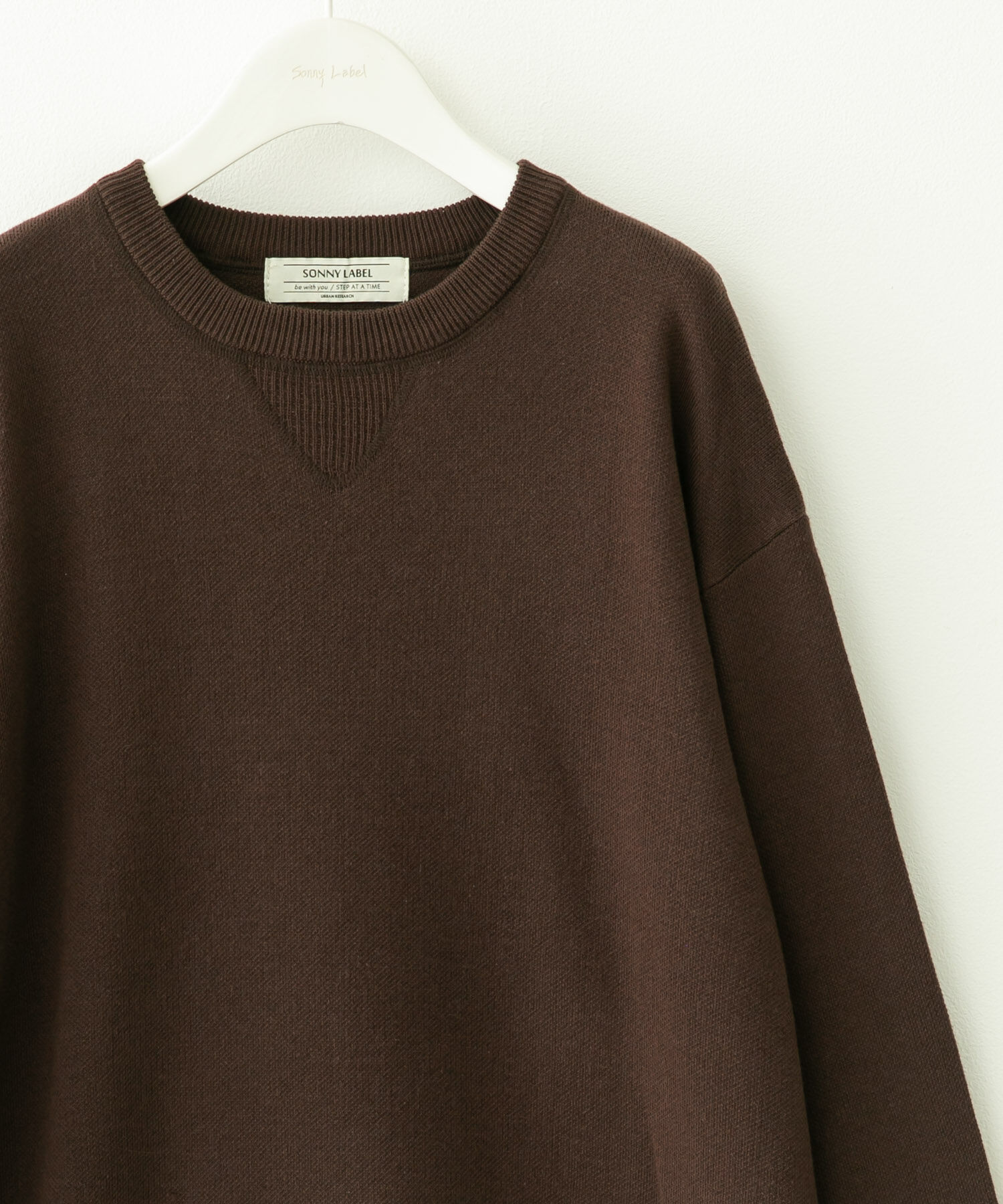 Sonny Label 「スウェットライクニットプルオーバー」|ニット・セーター|