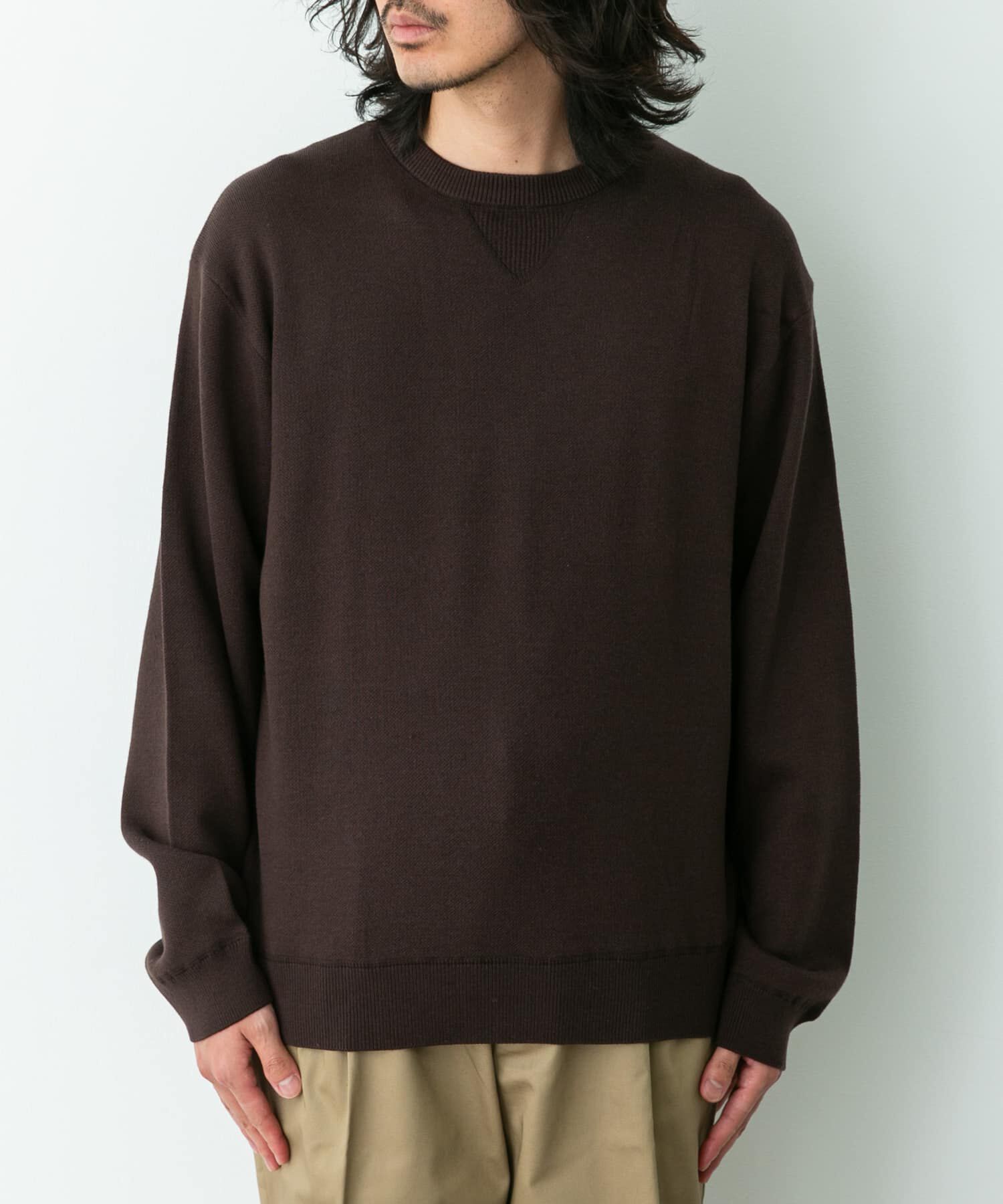 Sonny Label 「スウェットライクニットプルオーバー」|ニット・セーター|