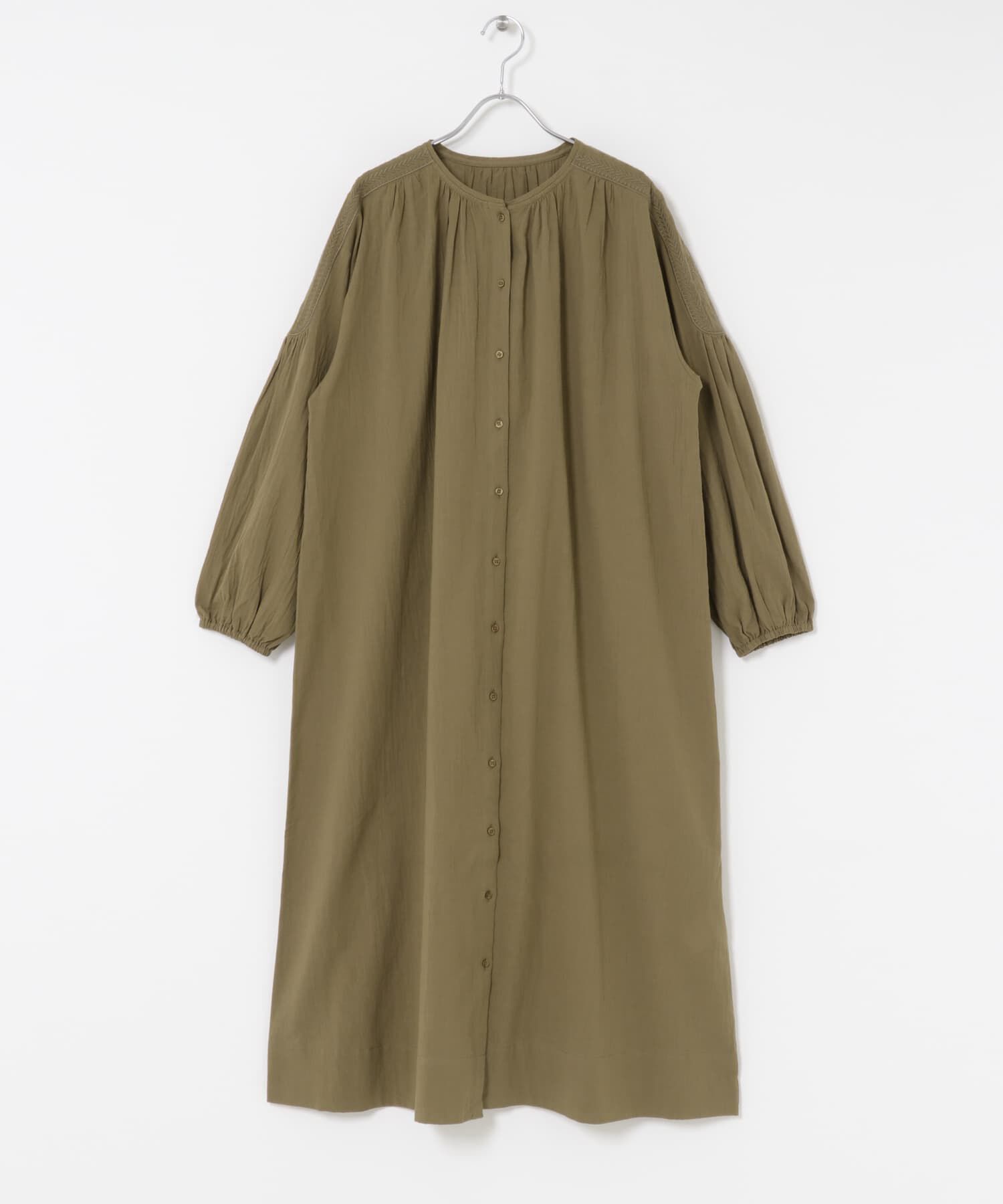 URBAN RESEARCH DOORS「エンブロイダリーギャザーワンピース」|ワンピース|