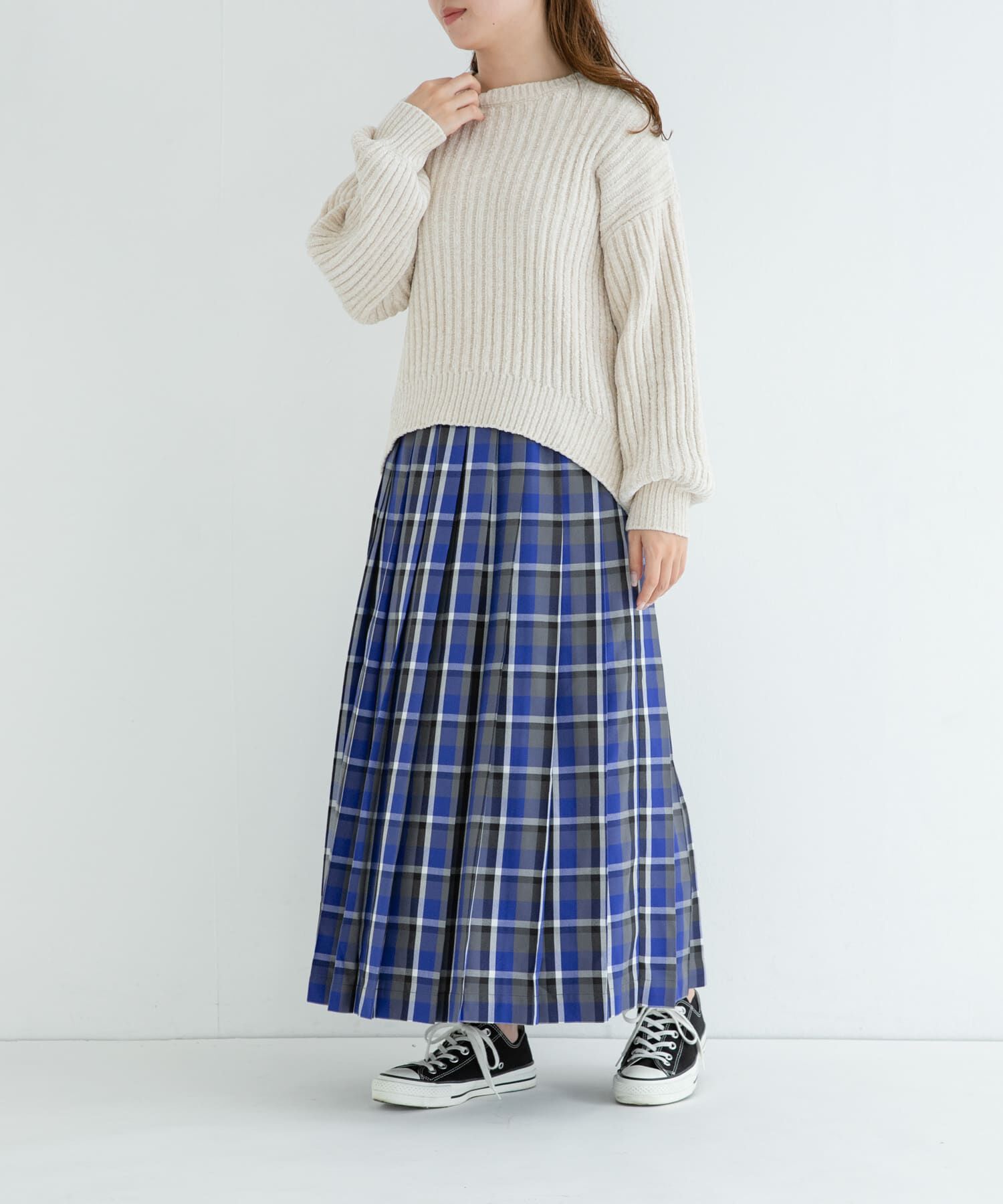 Sonny Label 「チェックプリーツイージースカート」|スカート|