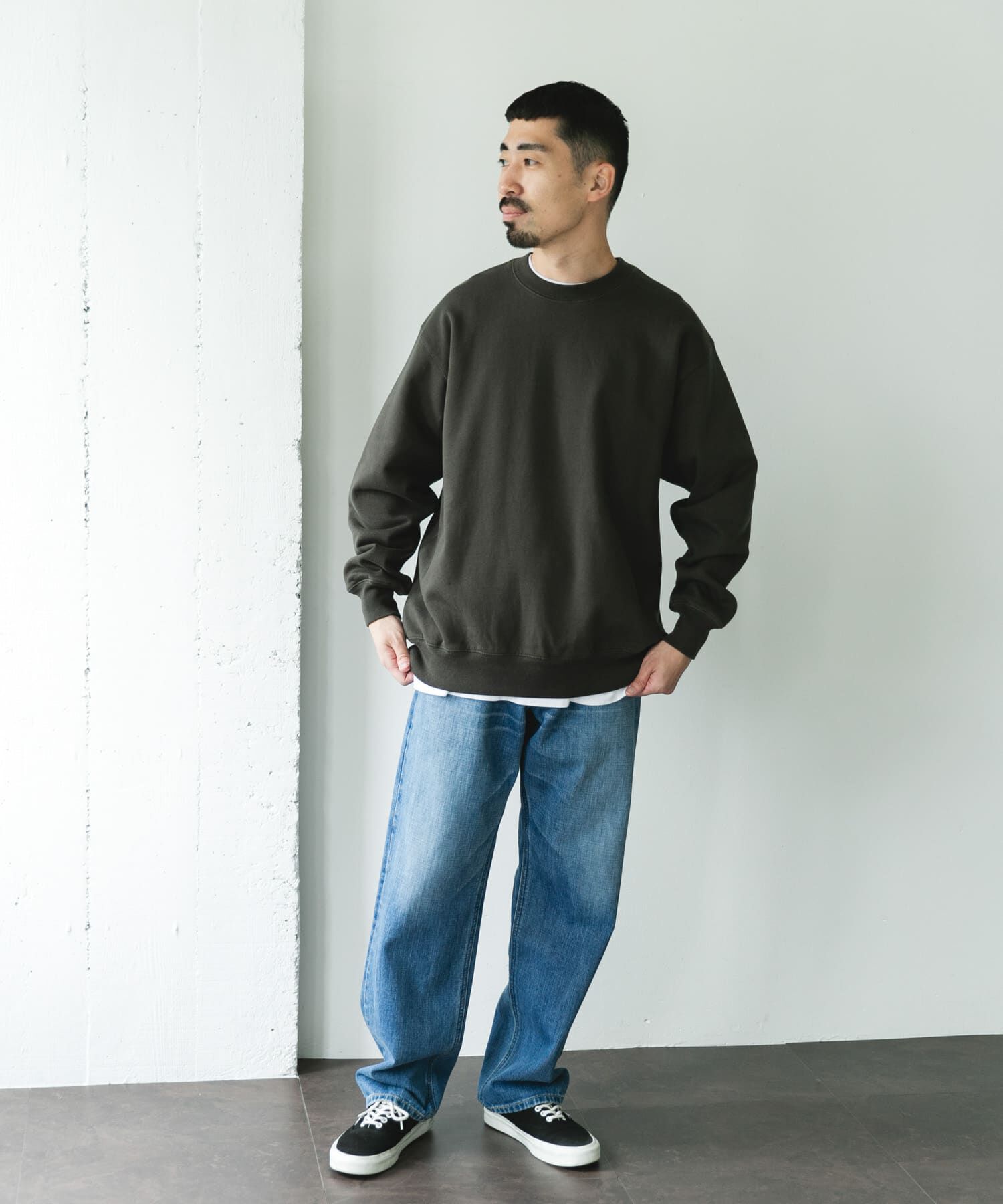 URBAN RESEARCH DOORS「裏起毛クルーネックスウェット」|スウェット・ジャージ|