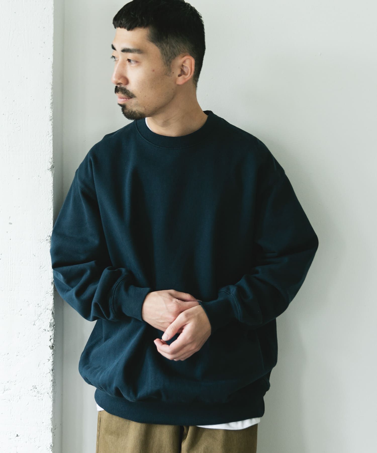 URBAN RESEARCH DOORS「裏起毛クルーネックスウェット」|スウェット・ジャージ|