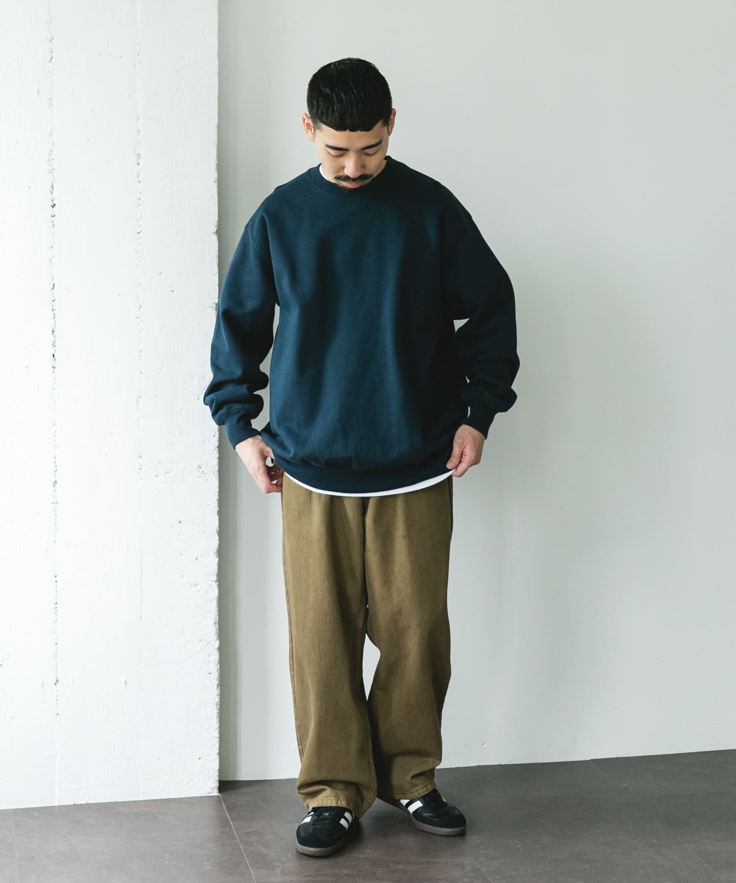 URBAN RESEARCH DOORS「裏起毛クルーネックスウェット」|スウェット・ジャージ|