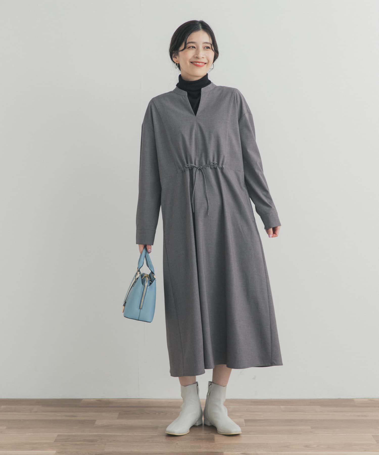 URBAN RESEARCH DOORS「ソフトテレコタートルプルオーバー」|Tシャツ・カットソー|