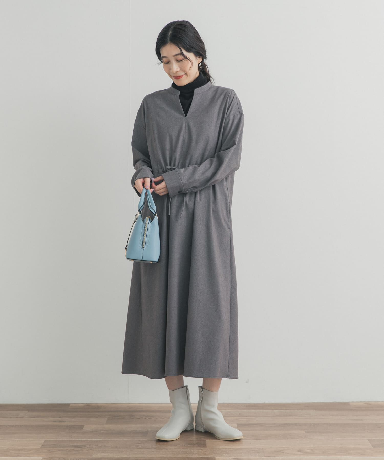 URBAN RESEARCH DOORS「ソフトテレコタートルプルオーバー」|Tシャツ・カットソー|