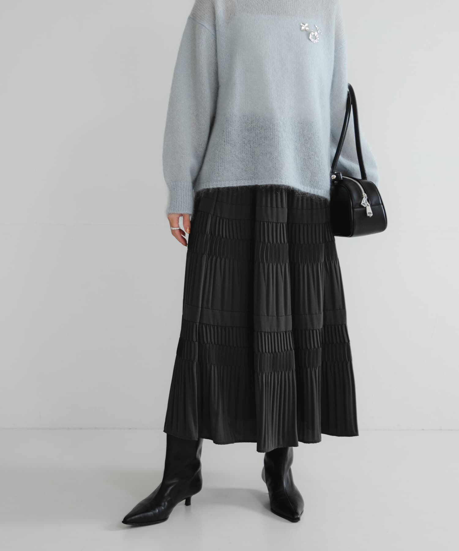 URBAN RESEARCH「プリーツティアードスカート」|スカート|