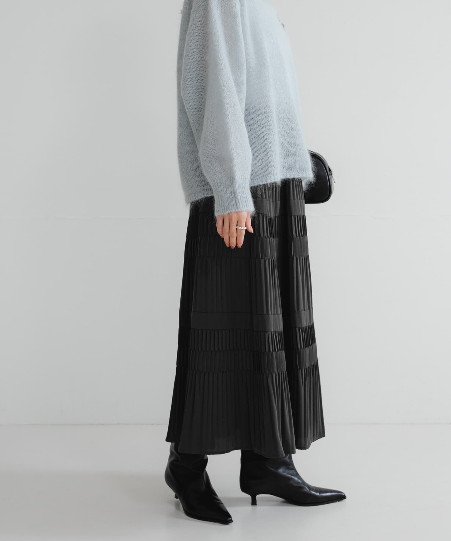 URBAN RESEARCH「プリーツティアードスカート」|スカート|