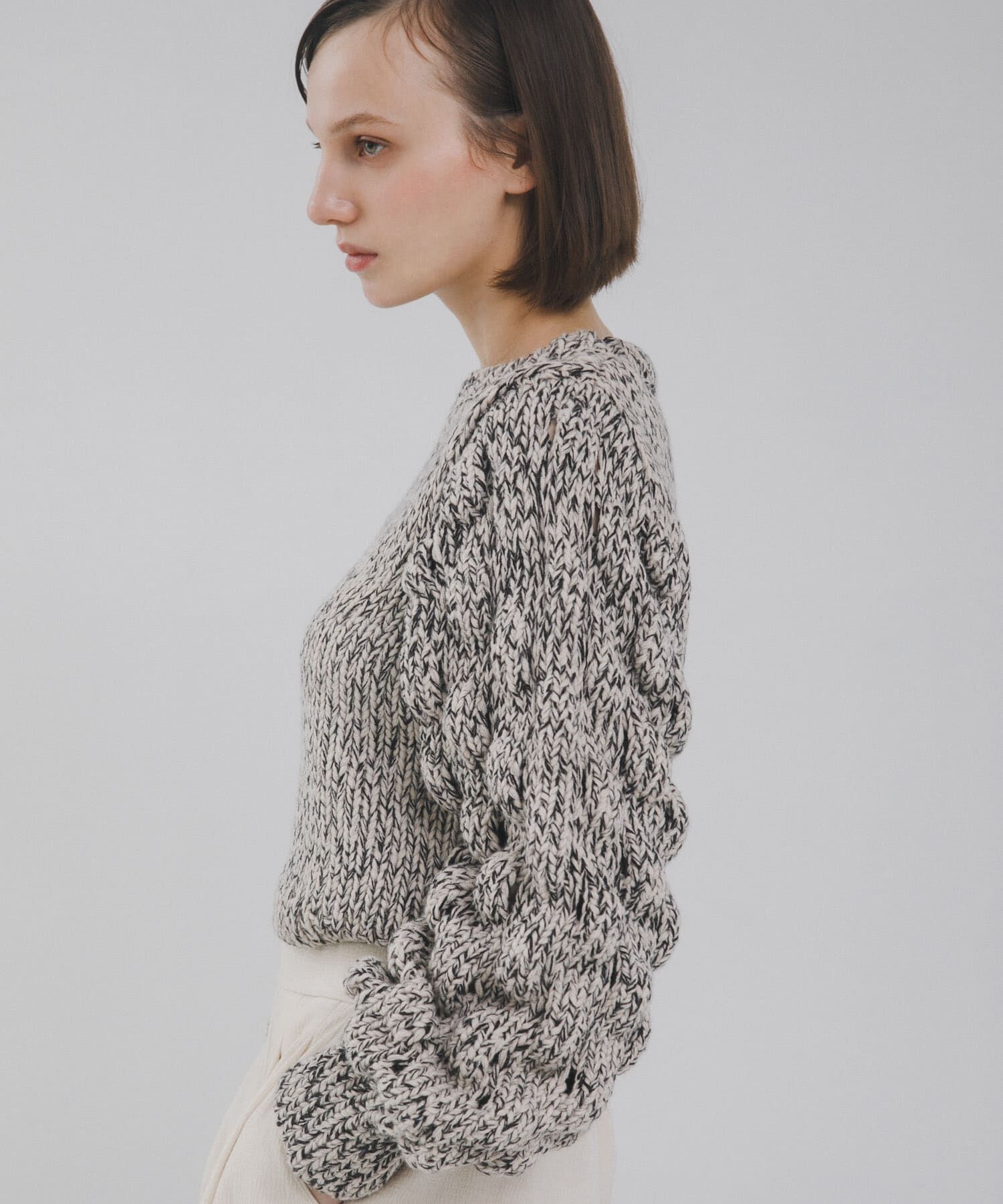 LAATO「lantern long sleeve knit」|ニット・セーター|